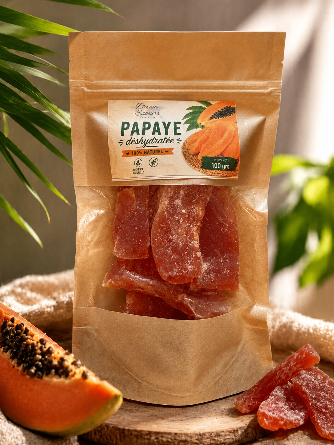 Papaye déshydratée