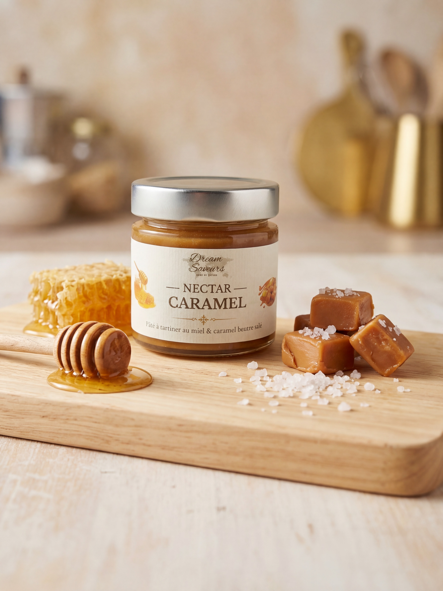 Nectar caramel - Miel, caramel beurre salé
