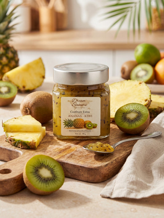 Confiture extra Ananas-kiwi
