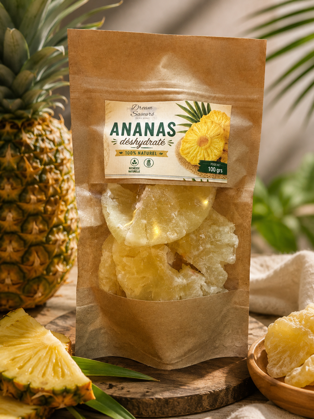 Ananas déshydratés